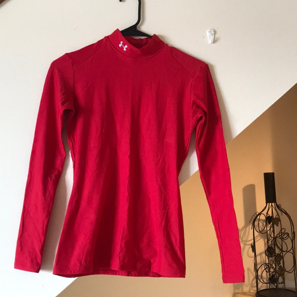 Medium red long sleeve Under Armour